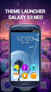 اسکرین شات برنامه Launcher Theme for Galaxy S3 1