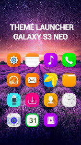 اسکرین شات برنامه Launcher For Galaxy S3 Neo pro themes wallpaper 8