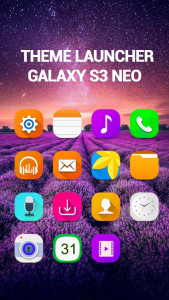 اسکرین شات برنامه Launcher Theme for Galaxy S3 4