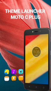 اسکرین شات برنامه Launcher For Motorola Moto C P 2