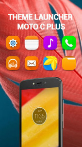 اسکرین شات برنامه Launcher For Motorola Moto C Plus   themes 3