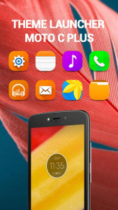 اسکرین شات برنامه Launcher For Motorola Moto C P 3