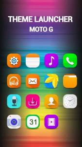 اسکرین شات برنامه Launcher For Motorola Moto G  pro themes 4