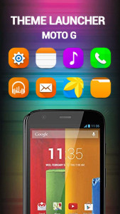 اسکرین شات برنامه Launcher For Motorola Moto G  pro themes 2