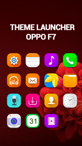 اسکرین شات برنامه Launcher theme For OPPO F7 2