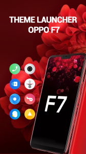 اسکرین شات برنامه Launcher theme For OPPO F7 4