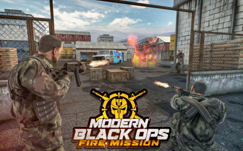 اسکرین شات بازی Modern Black Ops FPS Offline 4