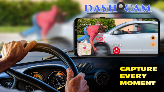 اسکرین شات برنامه Speedometer Dash Cam Car Video 1