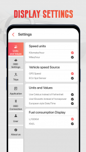 اسکرین شات برنامه GPS Speedometer OBD2 Dashboard 4