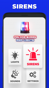 اسکرین شات برنامه Police Siren Lights & Sounds 8