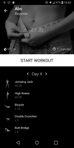 اسکرین شات 2 برنامه Six Pack Abs in 30 Days