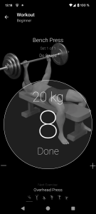 اسکرین شات 3 برنامه Barbell Workout at Home & Gym