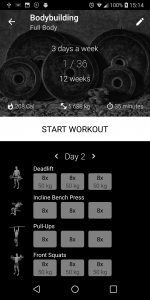اسکرین شات 1 برنامه Bodybuilding. Weight Lifting