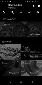 اسکرین شات 4 برنامه Bodybuilding. Weight Lifting