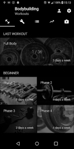اسکرین شات برنامه Bodybuilding. Weight Lifting Workout 4