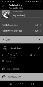 اسکرین شات 6 برنامه Bodybuilding. Weight Lifting