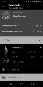 اسکرین شات 7 برنامه Dumbbell Workout at Home & Gym