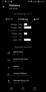 اسکرین شات 6 برنامه Dumbbell Workout at Home & Gym