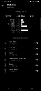 اسکرین شات 4 برنامه Kettlebell Home Workout
