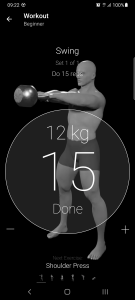 اسکرین شات 3 برنامه Kettlebell Home Workout