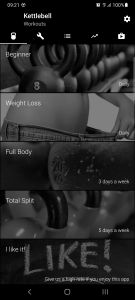 اسکرین شات 1 برنامه Kettlebell Home Workout