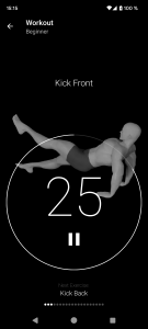اسکرین شات 3 برنامه Pilates in 30 Days