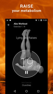 اسکرین شات 2 برنامه Tabata Timer. HIIT Training