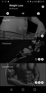 اسکرین شات 2 برنامه Lose Weight at Home in 30 Days