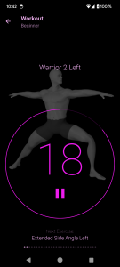 اسکرین شات 3 برنامه Yoga in 30 days