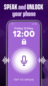 اسکرین شات برنامه Voice Screen Lock 3