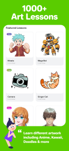 اسکرین شات 3 برنامه Drawing Desk: Learn to Draw