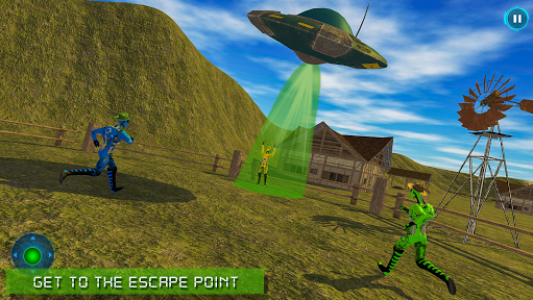 اسکرین شات بازی Area 51 Green Grandpa Alien game escape 8