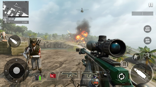 اسکرین شات 1 بازی Commando 3D Gun Shooting Games