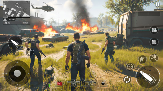 اسکرین شات 4 بازی Commando 3D Gun Shooting Games