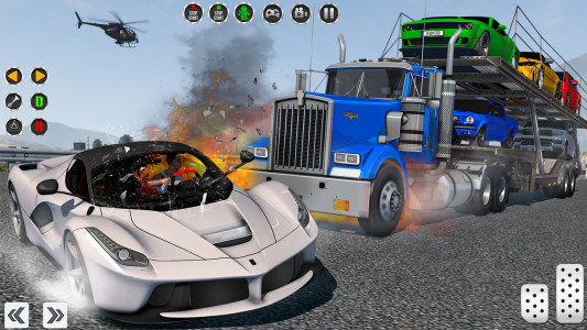 اسکرین شات 4 بازی Offroad Transporter Truck Game
