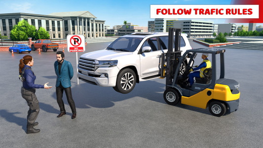 اسکرین شات 4 بازی Advance Car Parking Jeep Games