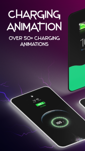اسکرین شات 2 برنامه Battery Charging Animation 4D