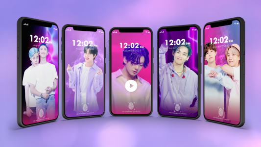 اسکرین شات برنامه BTS Video live wallpaper Hd 7