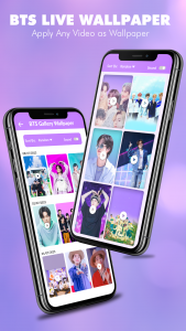 اسکرین شات برنامه BTS Video live wallpaper Hd 1