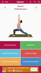 اسکرین شات برنامه Yoga Poses App - Free for Beginners, Weight Loss 2