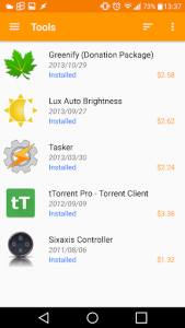 اسکرین شات برنامه Purchased Apps (Restore your paid apps) 5