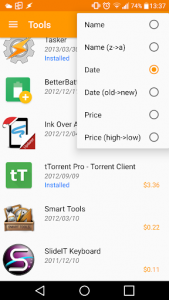 اسکرین شات برنامه Purchased Apps (Restore your paid apps) 2