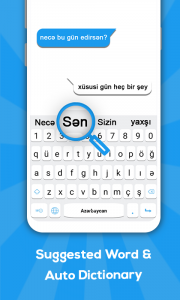 اسکرین شات برنامه Azerbaijani Keyboard 3