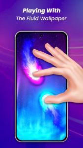 اسکرین شات برنامه Fluid Magic: 3D Live Wallpaper 6