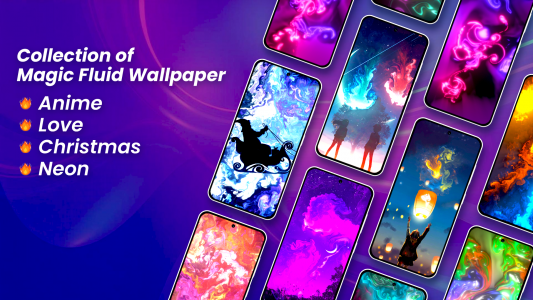 اسکرین شات برنامه Fluid Magic: 3D Live Wallpaper 1