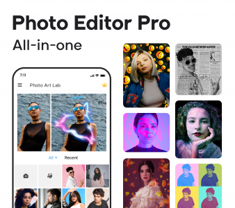 اسکرین شات برنامه Photo Lab - AI Photo Editor 1