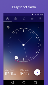 اسکرین شات برنامه Sleep Time : Sleep Cycle Smart Alarm Clock Tracker 1