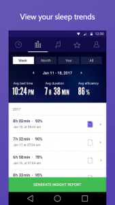 اسکرین شات برنامه Sleep Time : Sleep Cycle Smart Alarm Clock Tracker 3