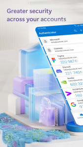 اسکرین شات 1 برنامه Microsoft Authenticator
