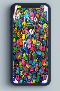 اسکرین شات برنامه Doodle Art Wallpaper 2